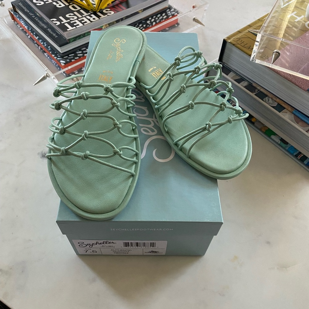 *NIB* Seychelles Authentic Sandals in Seafoam Green - Picture 3 of 7